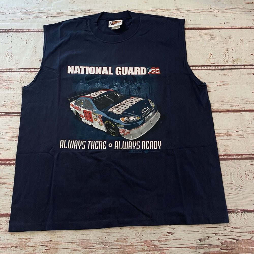 Vintage Dale Earnhardt Jr Daytona 500 50th Anniv. National Guard‎ Men's XL Tank